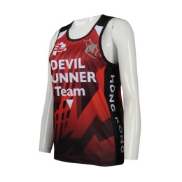 VT181 Online women's vest T-shirt  Sublimation Color printing Long distance running  Vest supplier VT181 Online women's vest T-shirt  Sublimation Color printing Long distance running  Vest supplier